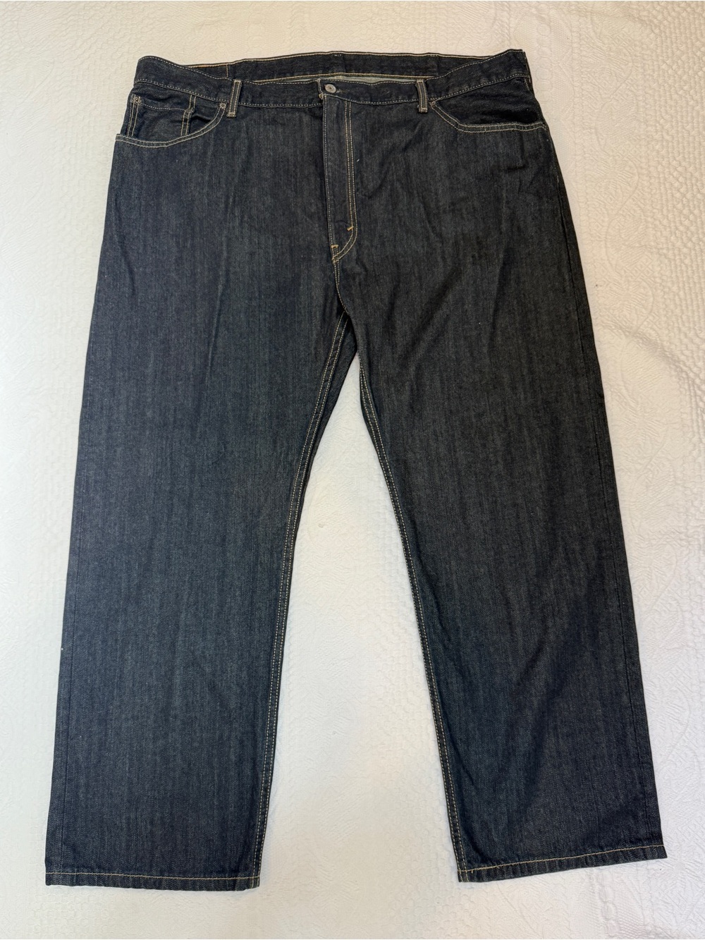 Levis 559 Jeans Men 44x30 Relaxed Straight Dark Wash Denim Pants